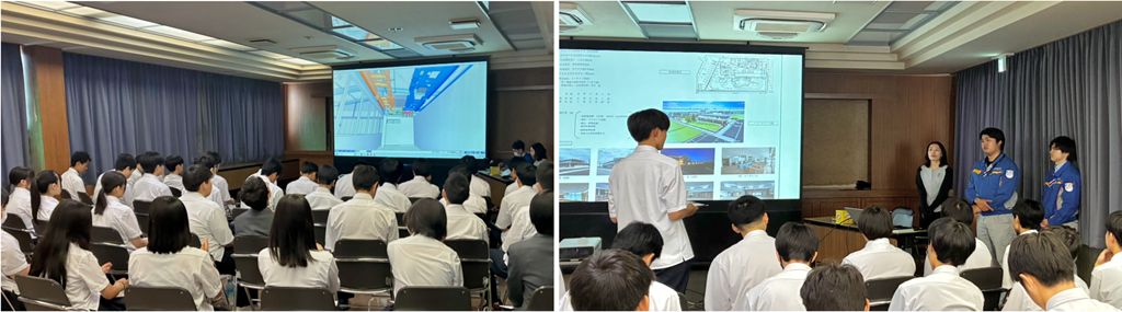 会社見学の様子