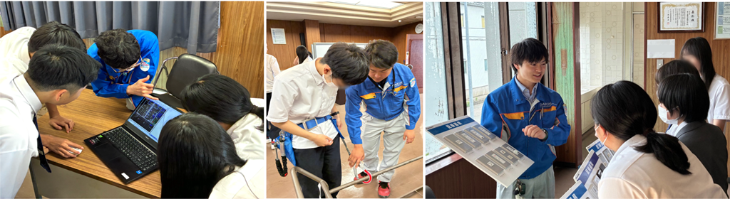 会社見学の様子